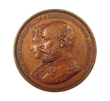 1894 Opening Of Tower Bridge 36mm Bronze Medal - By Miesch