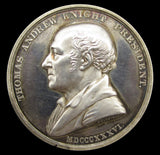 1836 Royal Horticultural Society Knightian 44mm Silver Medal - By Wyon