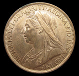 Victoria 1896 Penny - A/UNC