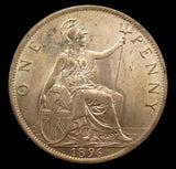 Victoria 1896 Penny - A/UNC