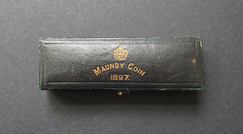 1897 Dated Hard Case For 4 Coin Maundy Set