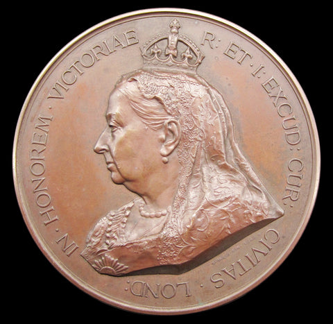 1897 Diamond Jubilee of Victoria 76mm Bronze Medal - By Bowcher