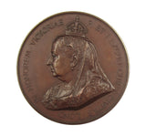 1897 Diamond Jubilee of Victoria 76mm Bronze Medal - By Bowcher