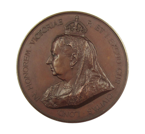 1897 Diamond Jubilee of Victoria 76mm Bronze Medal - By Bowcher