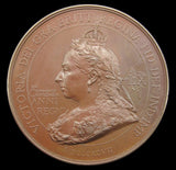 1897 Victoria Diamond Jubilee 76mm Bronze British Empire Medal - By Bowcher