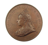 1897 Victoria Diamond Jubilee 76mm British Empire Bronze Medal