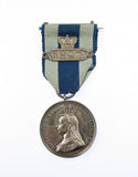 1897 Victoria Diamond Jubilee Silver Medal On Ribbon By Emptmeyer - Cased