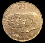 1897 Four Generations Of The Royal Family 33mm Medal