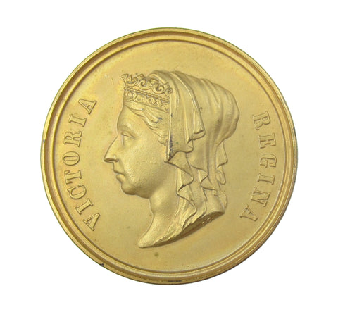 1887 Victoria Golden Jubilee 38mm Gilt Medal - By Carter