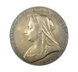 1897 Victoria Diamond Jubilee 56mm Silver Medal - Cased