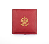 1897 Victoria Diamond Jubilee 56mm Silver Medal - Cased
