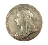 1897 Victoria Diamond Jubilee 56mm Silver Medal - Cased