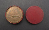1897 Lord Nelson's Flagship Foudroyant 37mm Copper Medal - Cased