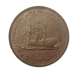 1897 Lord Nelson's Flagship Foudroyant 37mm Copper Medal