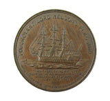 1897 Lord Nelson's Flagship Foudroyant 37mm Copper Medal