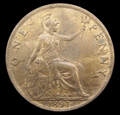 Victoria 1897 Penny - EF