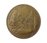 1897 Jubilee City Of Peterborough 34mm Silver & Bronze Medalets