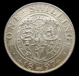 Victoria 1897 Shilling - AEF