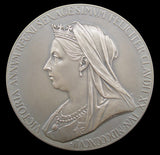 1897 Victoria Diamond Jubilee 56mm Silver Medal - Cased