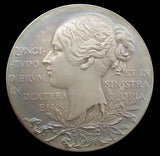 1897 Victoria Diamond Jubilee 56mm Silver Medal - Cased