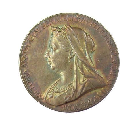 1897 Victoria Diamond Jubilee 26mm Silver Medal