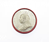 1897 Diamond Jubilee White Metal Medal By Heaton - Cased