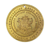 Australia 1899 Great Britain Exhibition 31mm Gilt Medal