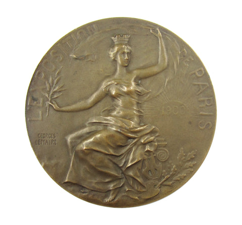 France 1900 Paris Universal Exposition 53mm Medal - By Lemaire