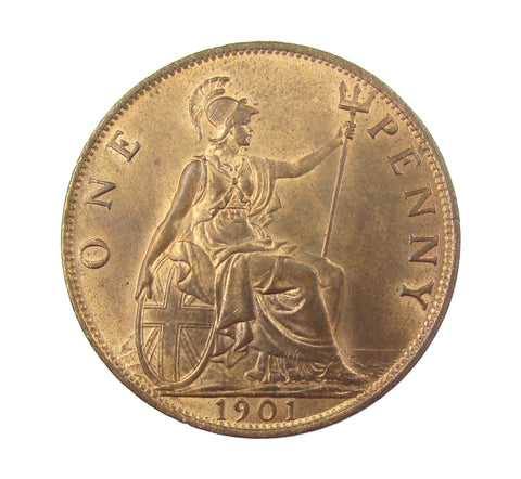 Victoria 1901 Penny - A/UNC