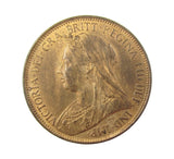Victoria 1901 Halfpenny - GEF
