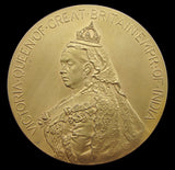 1901 Death Of Queen Victoria 65mm Bronze Medal - By Lauer
