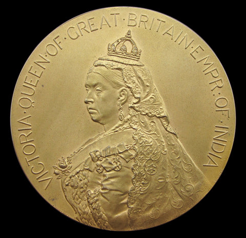1901 Death Of Queen Victoria 65mm Bronze Medal - By Lauer