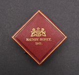 1901 Dated Hard Case For 4 Coin Maundy Set