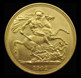 Edward VII 1902 Two Pounds - A/UNC