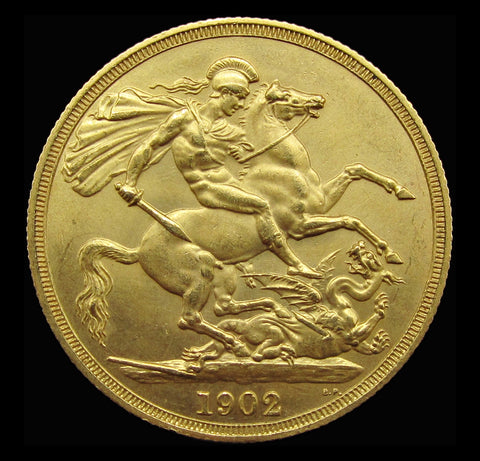 Edward VII 1902 Two Pounds - A/UNC