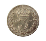 Edward VII 1902 Proof Threepence - EF