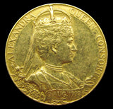 1902 Edward VII Coronation 31mm Gold Medal - By de Saulles