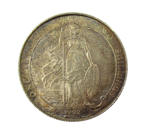 Edward VII 1902 Florin - A/UNC