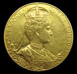1902 Edward VII Coronation 31mm Gold Medal - By de Saulles