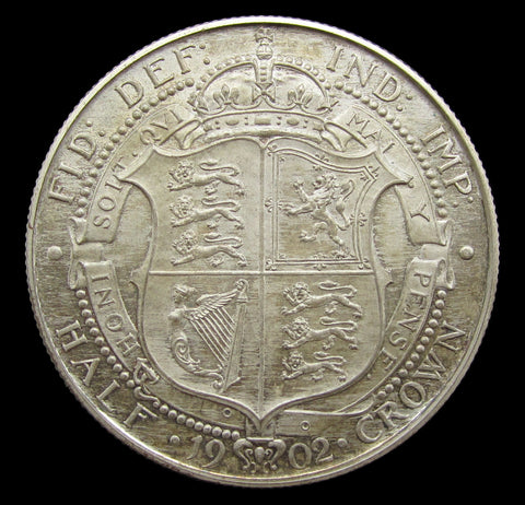 Edward VII 1902 Matt Proof Halfcrown - FDC
