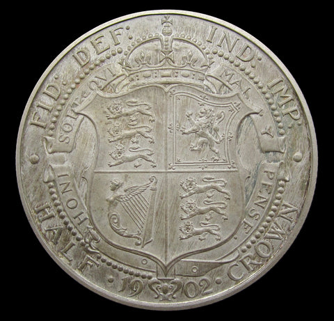 Edward VII 1902 Matt Proof Halfcrown - FDC
