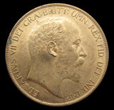 Edward VII 1902 Penny - Low Tide - GEF