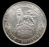 Edward VII 1902 Shilling - UNC