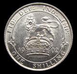 Edward VII 1902 Shilling - UNC