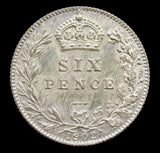 Edward VII 1902 Matt Proof Sixpence - A/UNC