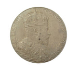 1902 Edward VII Coronation 31mm Silver Medal - By de Saulles
