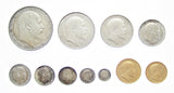 Edward VII 1902 11 Coin Matt Proof Set - nFDC