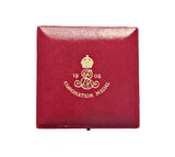 1902 Edward VII Coronation 55mm Silver Medal - Cased