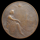 1902 Coronation of Edward VII 32mm Bronze Medal - By Fuchs