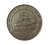1905 Trafalgar Centenary 29mm Medal - Copper From H.M.S Victory